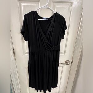 Amazon - no brand black wrap dress - Size XL